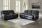Best Deals Furniture - Ashley Furniture - Warlin Power Reclining Sofa and Loveseat - Power Reclining Sofa and Loveseat - 61105U1